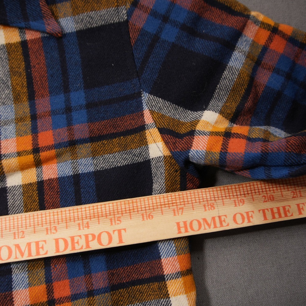 Vintage Pendleton Knockabouts Plaid Wool Women Shirt Jacket Coat M Western Cabin - Picture 7 of 15